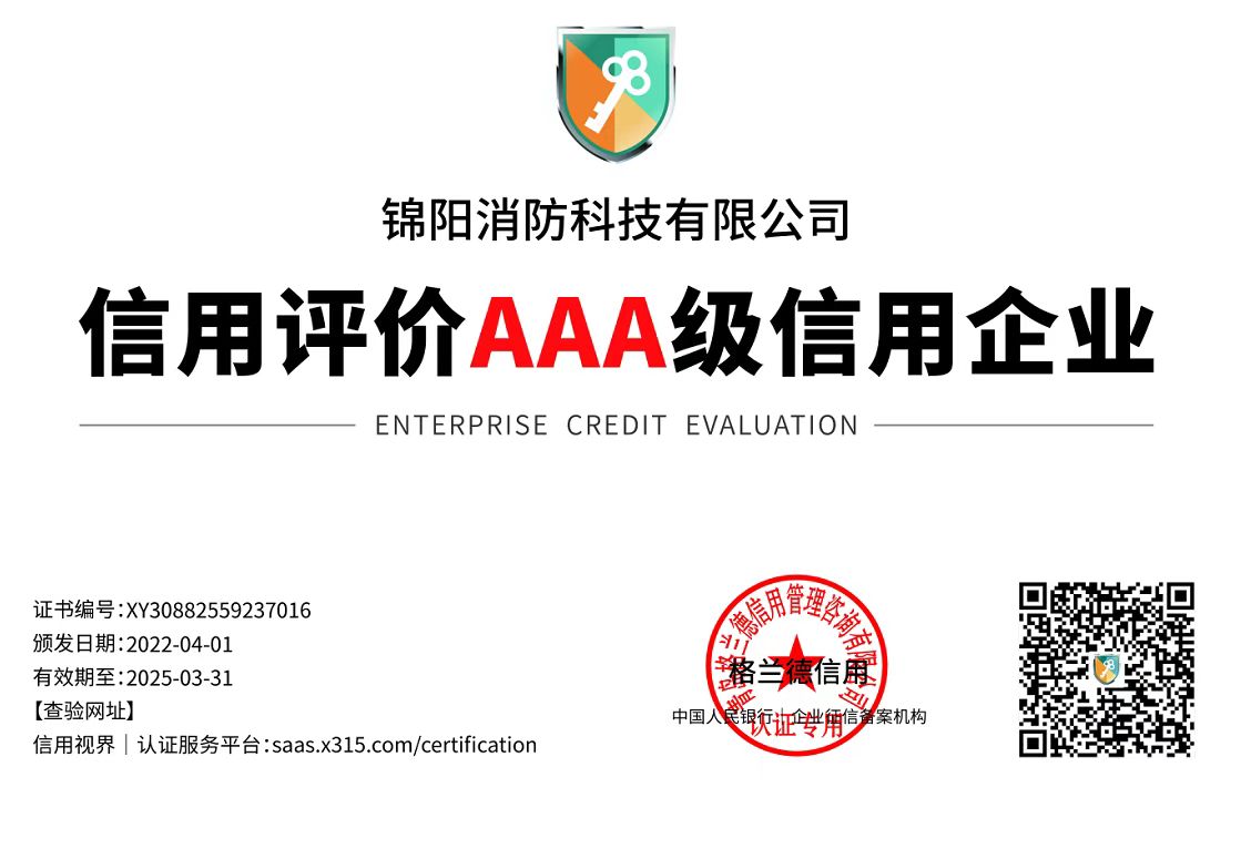 信用評價AAA級信用企業